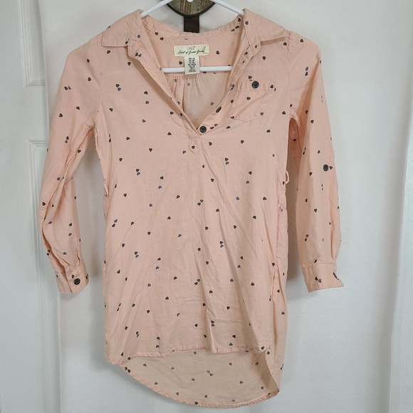 (1433) H&M LOGG Youths Long Sleeve Button Down Shirt, Size: 7-8 Y Color Pink - Picture 3 of 15